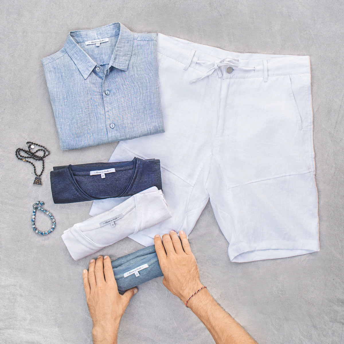 Above the Clouds Natural Wear - Elevated Essentials Menswear - Natural Fabric - Men's clothing - Linen Shirts and pants - Ubud, Canggu, Pererenan - Bali
