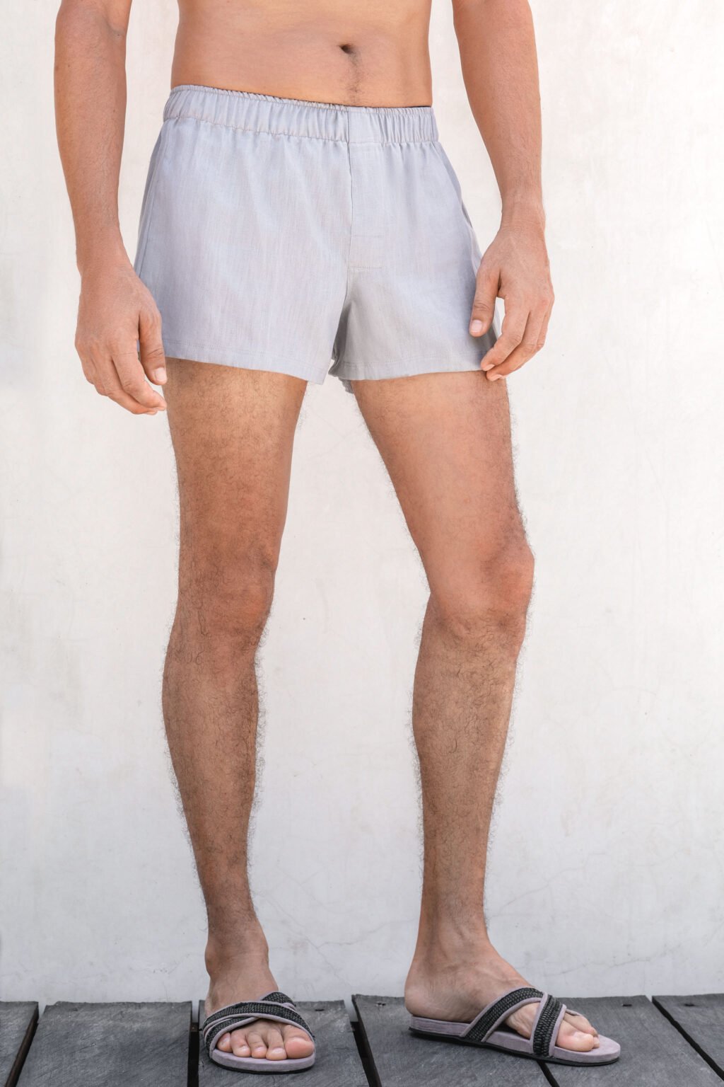 Linen boxer shorts - Above the Clouds Natural Wear